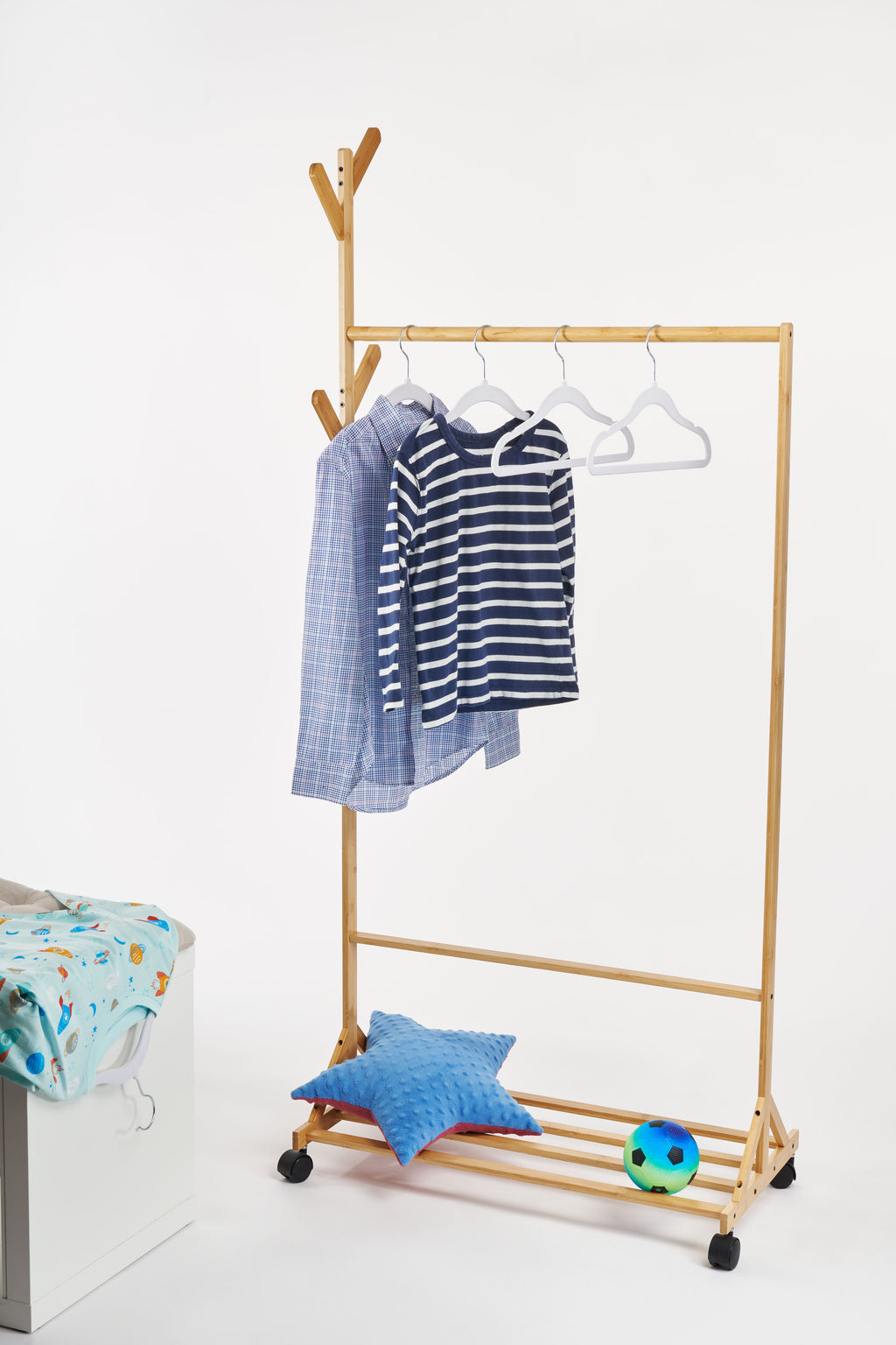 PL Velvet white children's hangers 20