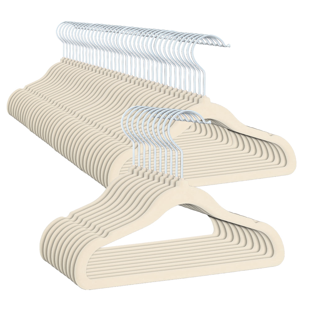 PL Velvet Beige Children hangers 50