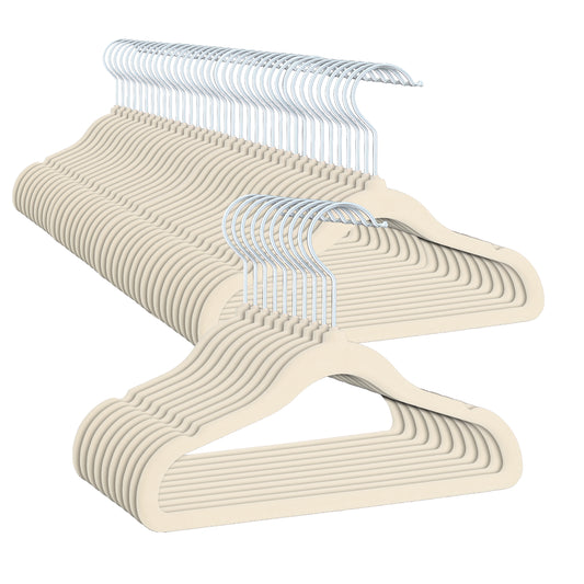 PL Velvet Beige Children hangers 50
