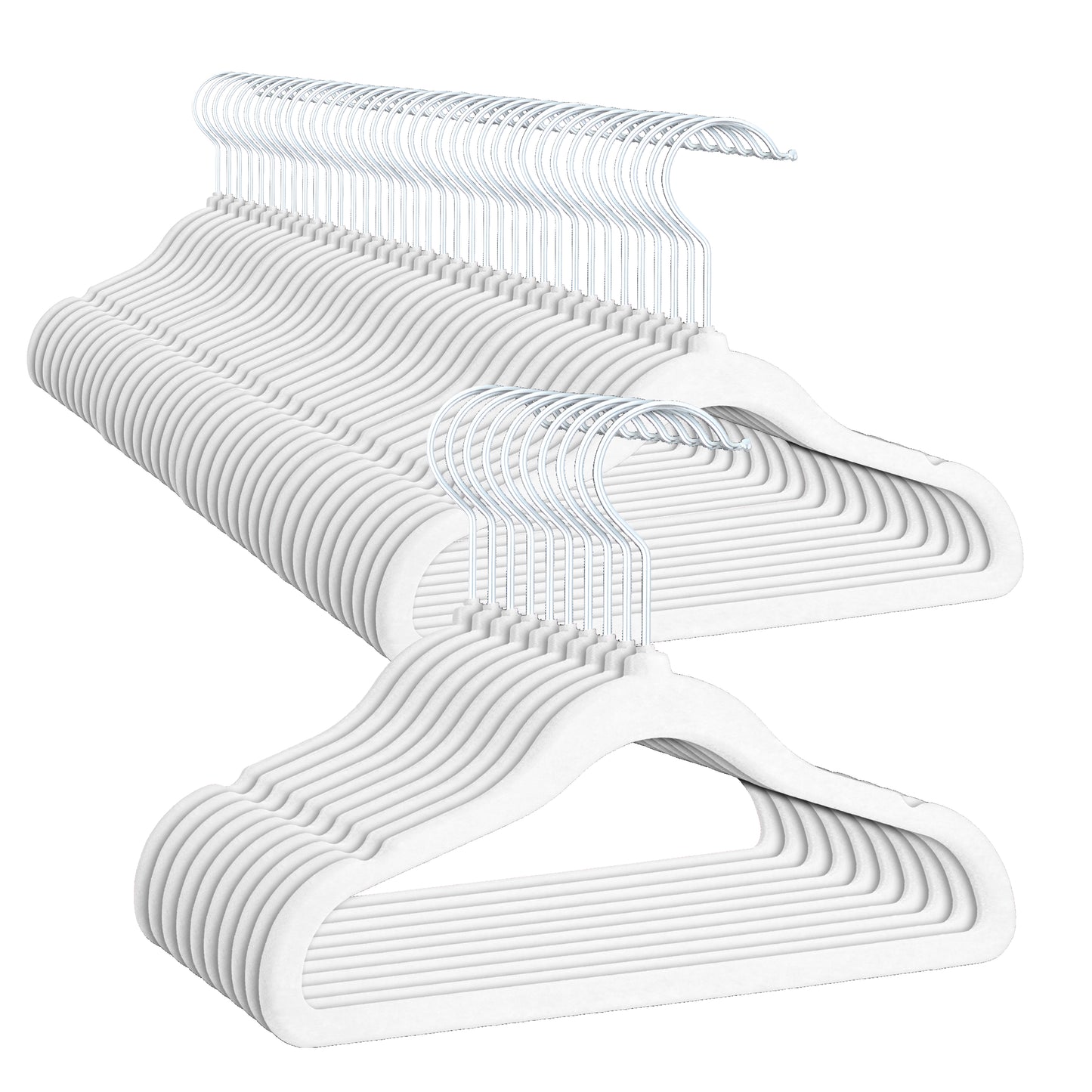 PL Velvet White Children hangers 50