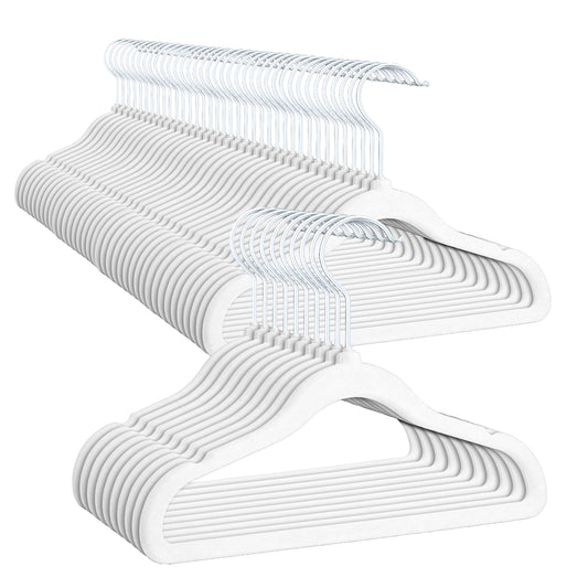 PL Velvet White Children hangers 50