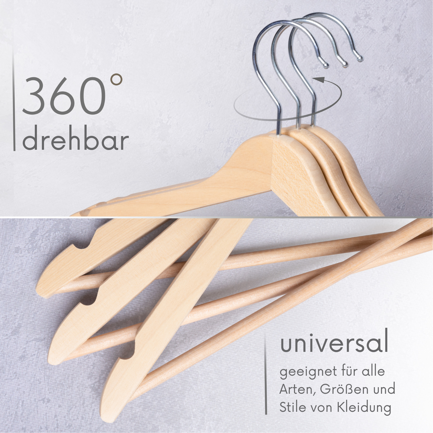 DE - OGIVO Kleiderbügel Holz