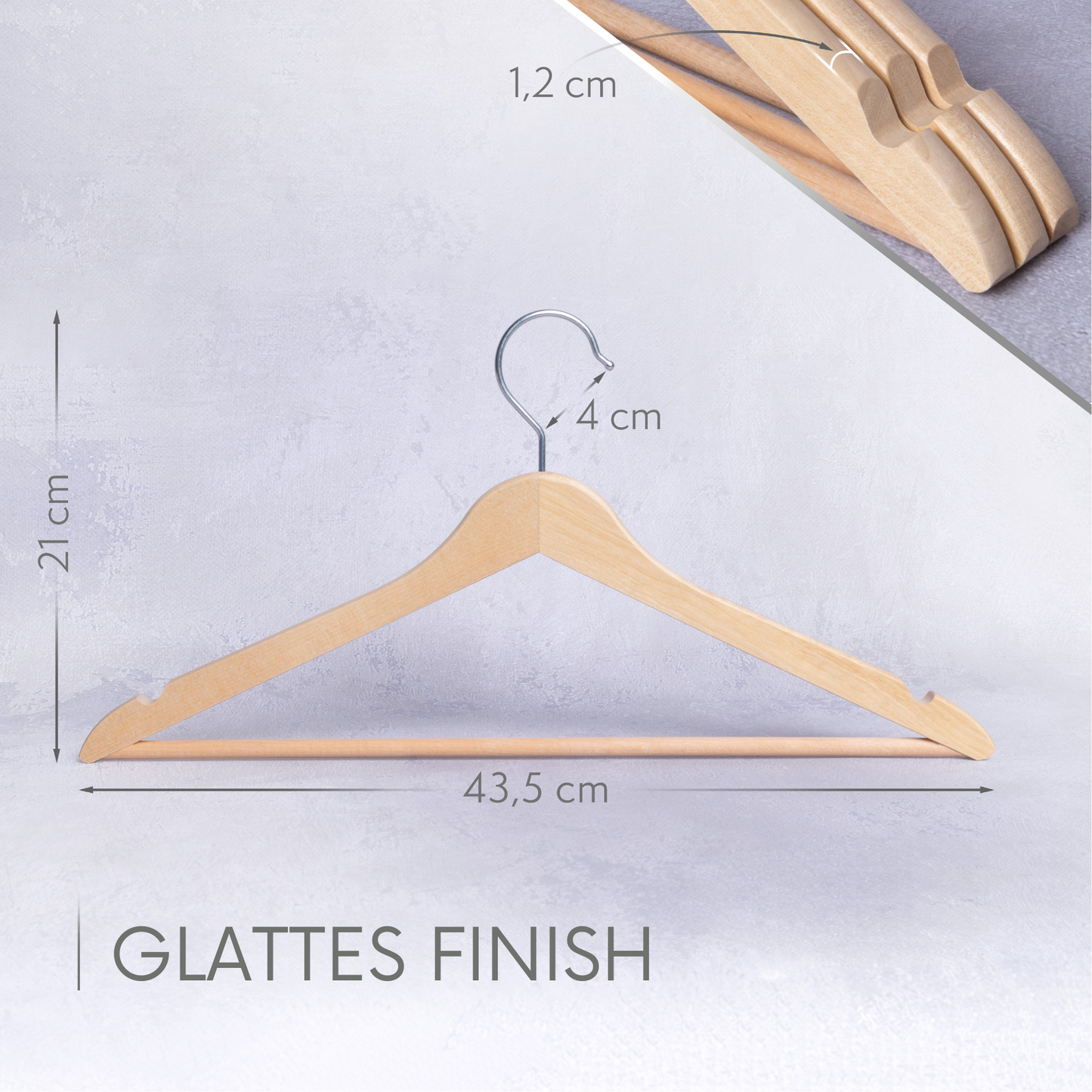 DE - OGIVO Kleiderbügel Holz