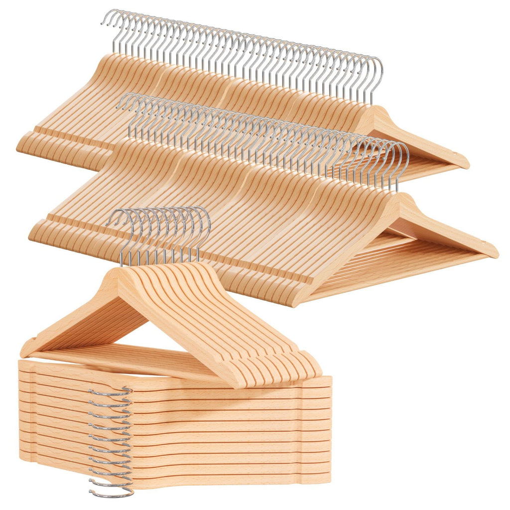 PL Wooden natural hangers 100