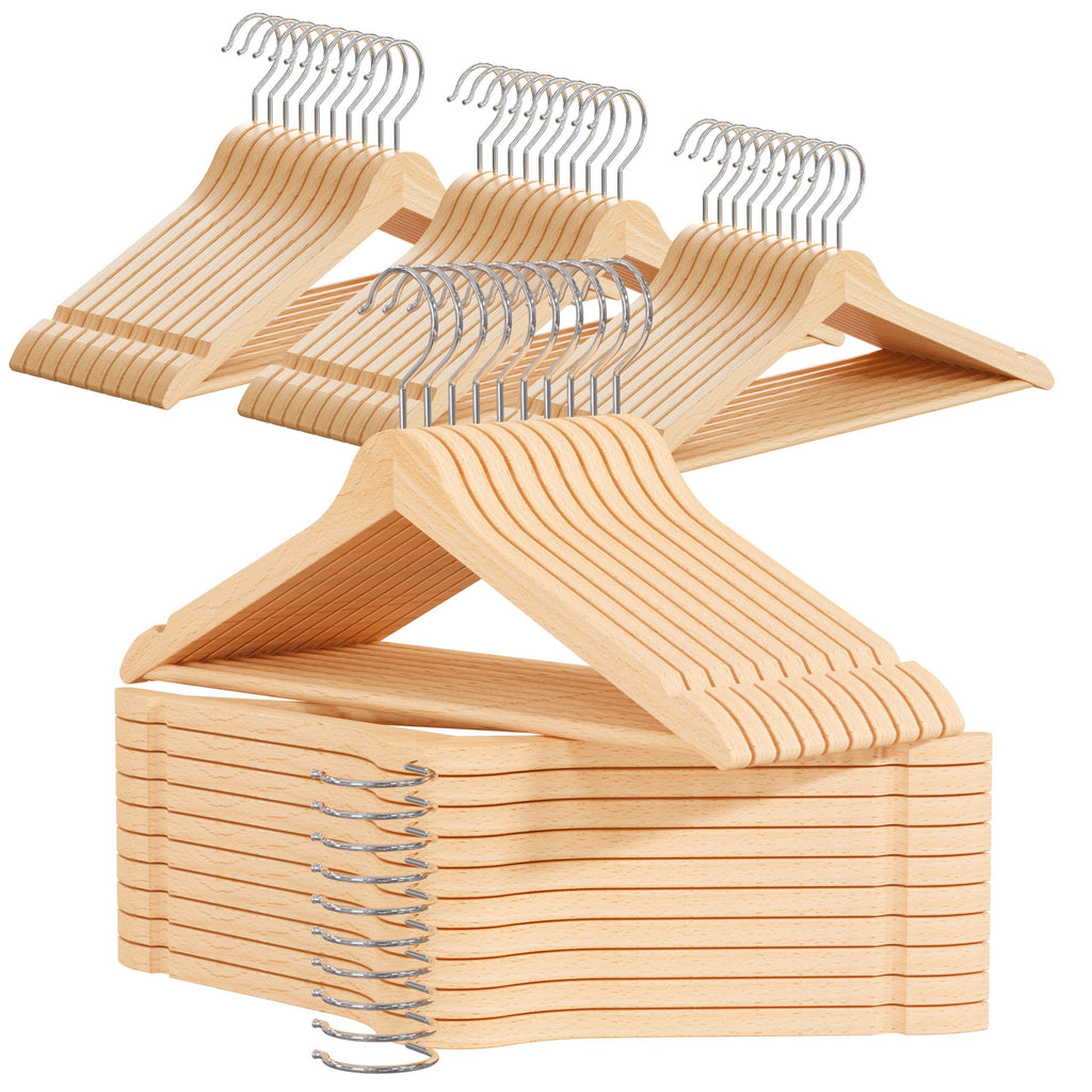 PL Wooden natural hangers 50
