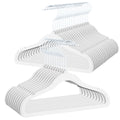 DE Velvet white children's hangers 30