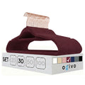 PL Velvet burgundy hangers 30