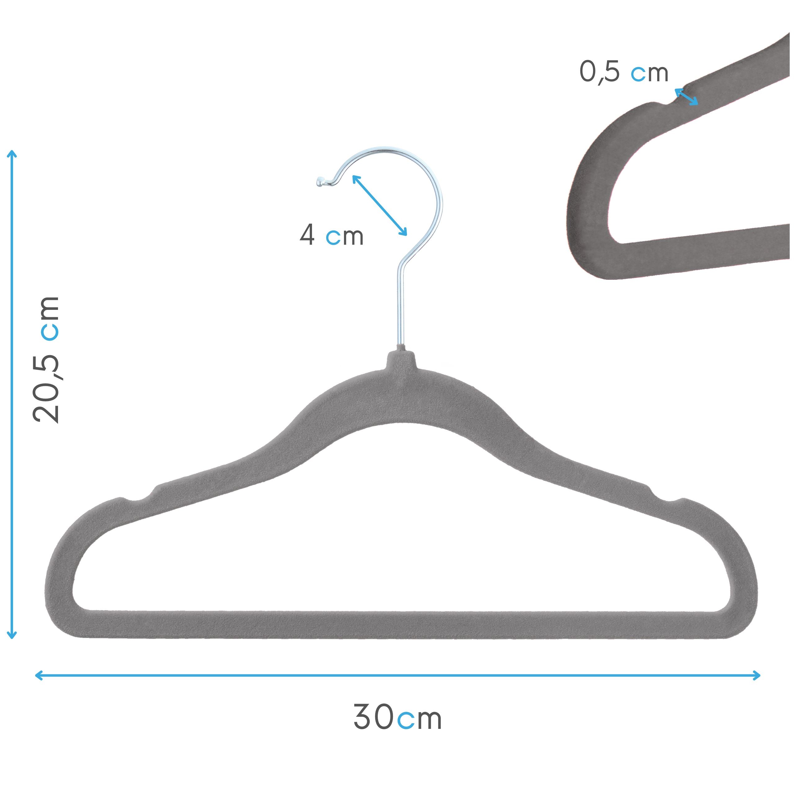 PL Velvet Gray Children hangers 50