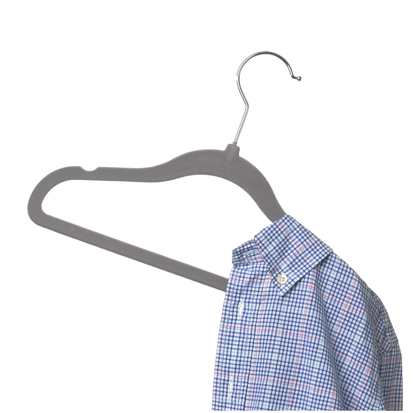 PL Velvet gray children's hangers 20