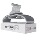 DE Plastic gray hangers 20