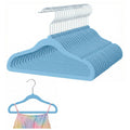 PL Velvet blue children's hangers 20